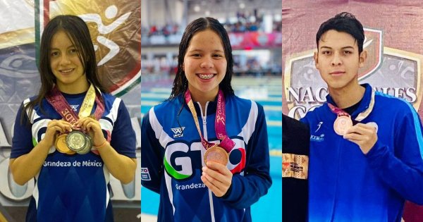 Nadadores de Guanajuato suman siete medallas más en los Nacionales CONADE