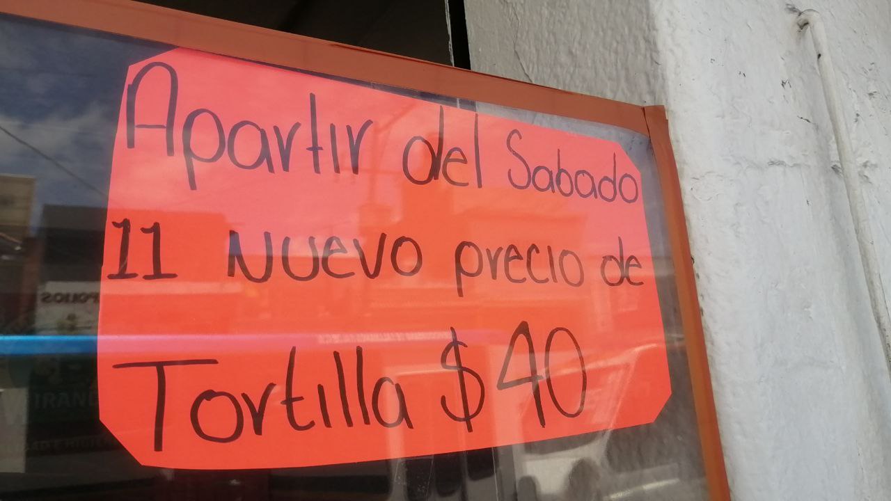 Precio de la tortilla de harina en Salamanca llega hasta los 42 pesos por kilo