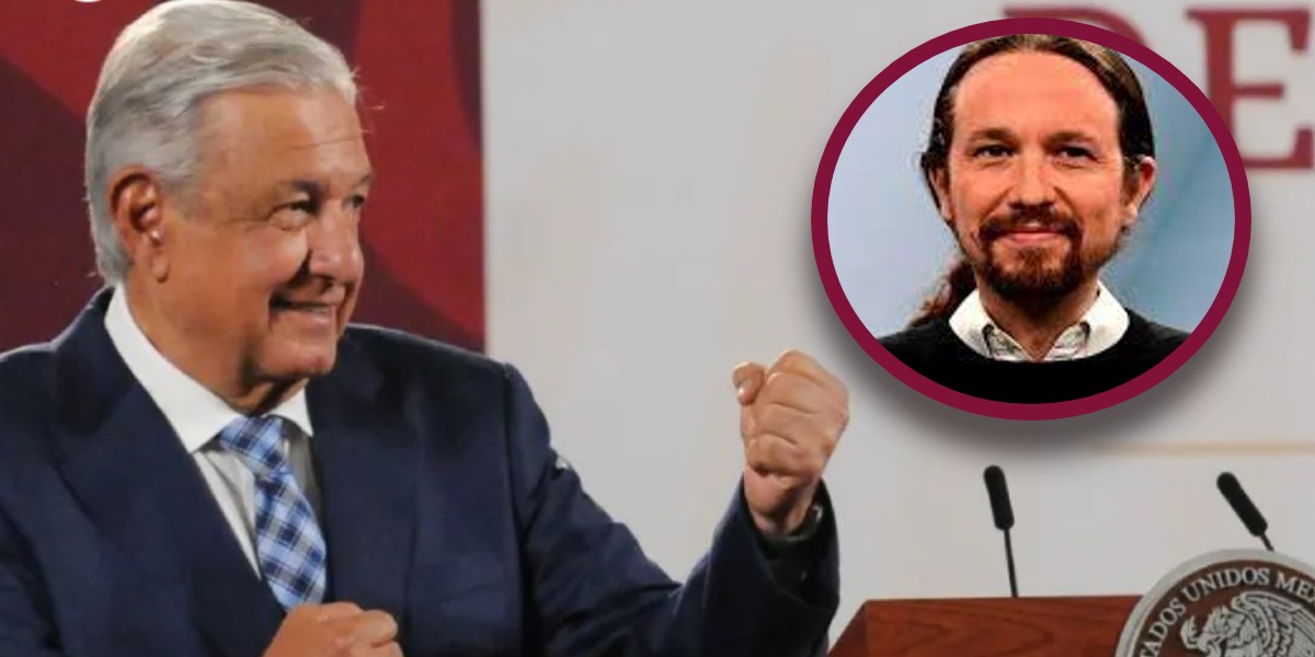 AMLO defiende a Pablo Iglesias de los “conservadores” españoles