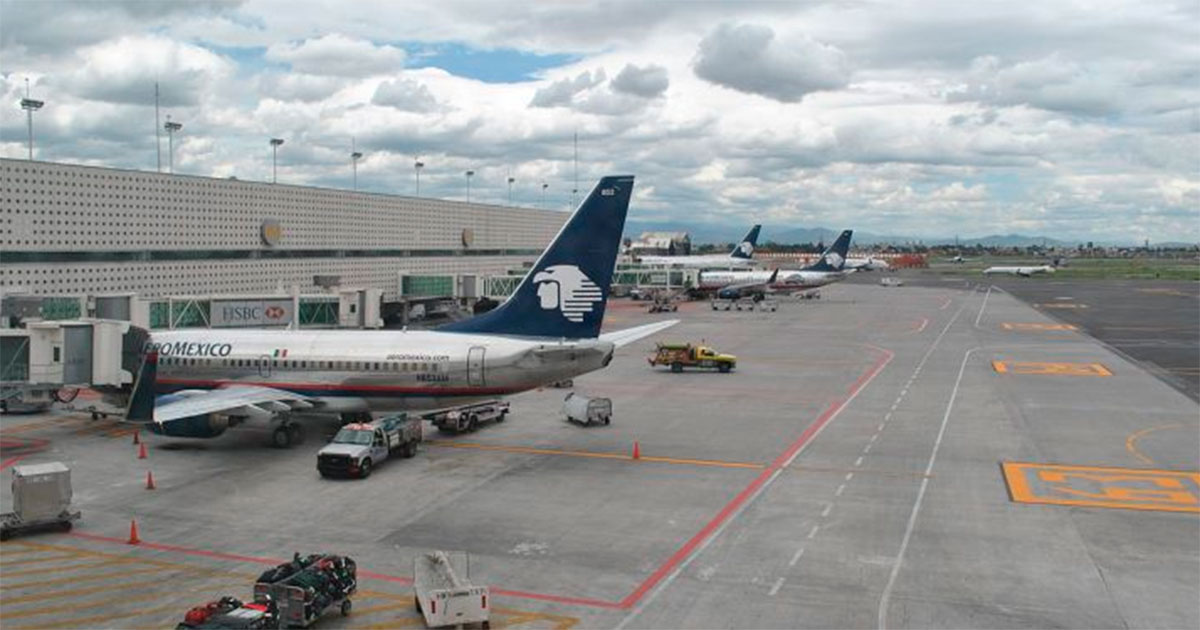 Limitarán vuelos en el Aeropuerto Internacional de la Ciudad de  México por reparación