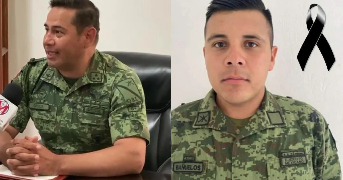 Ellos eran Juan José y Victor, los militares asesinados en violencia de Culiacán