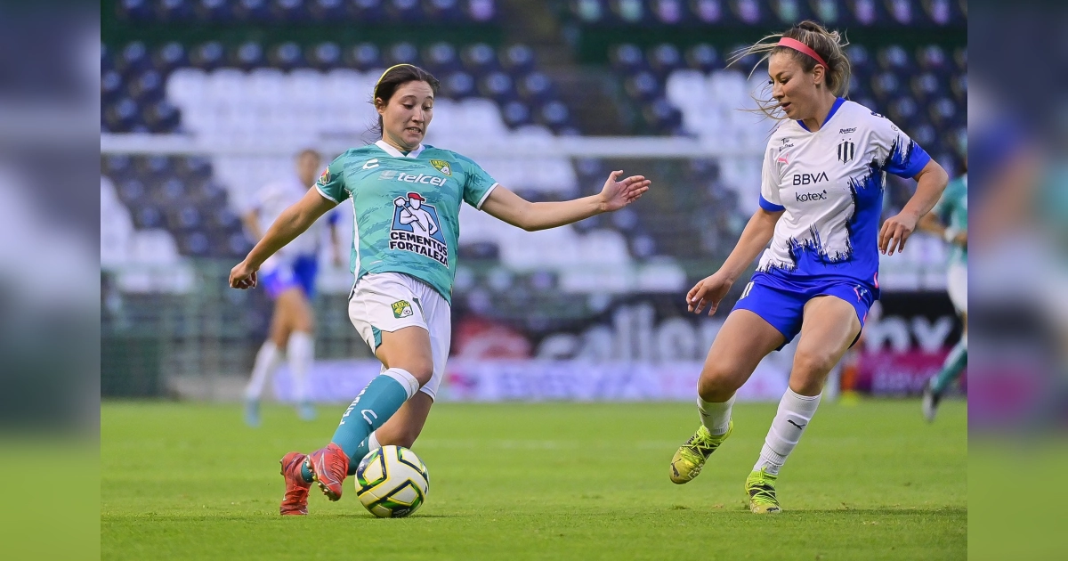 León Femenil no puede frente a Monterrey; caen derrotadas por 0-1 en el Nou Camp