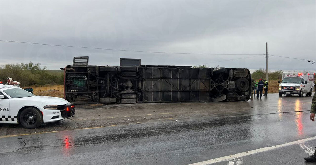 Paisanos de Guanajuato vuelven a casa tras accidente de autobús en Nuevo Laredo