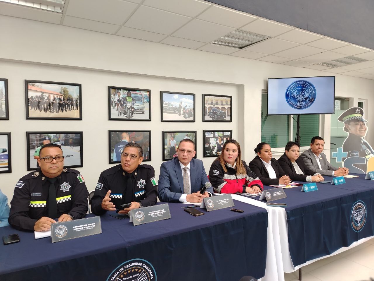 'Estamos completos': presentan a titulares de Policía y PC en San Pancho