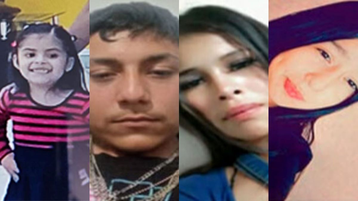 Buscan a Sofía, Andrea, Kimberly y Jesús, menores desaparecidos en Guanajuato