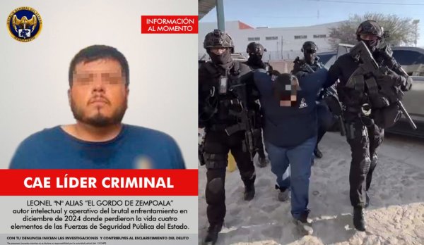 Cae 'El gordo Zempoala', líder criminal vinculado a ataques a FSPE en Uriangato y Yuriria