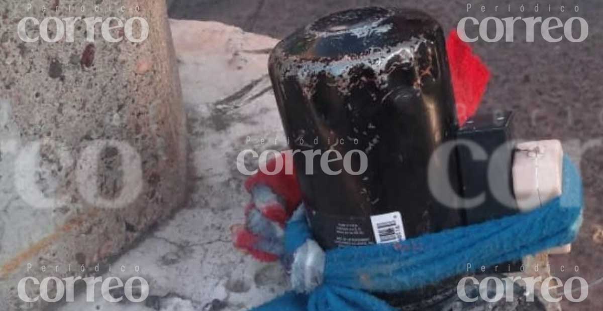 Crea pánico presunto artefacto explosivo abandonado en la calle