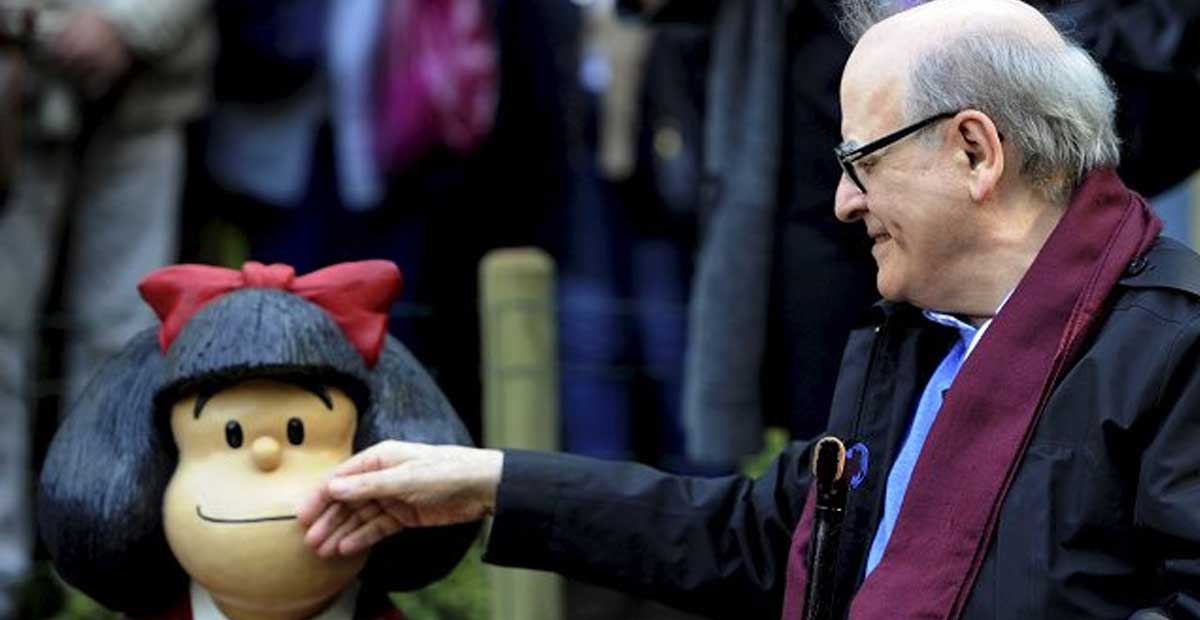 Fallece ‘Quino’, el famoso dibujante creador de Mafalda