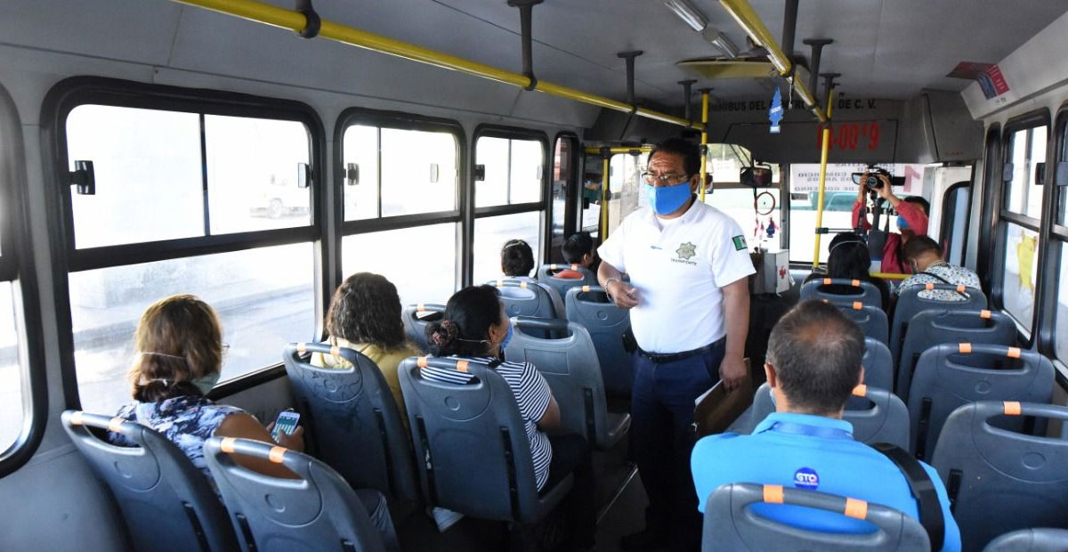 Respetando medidas sanitarias, transporte público operará con normalidad durante octubre