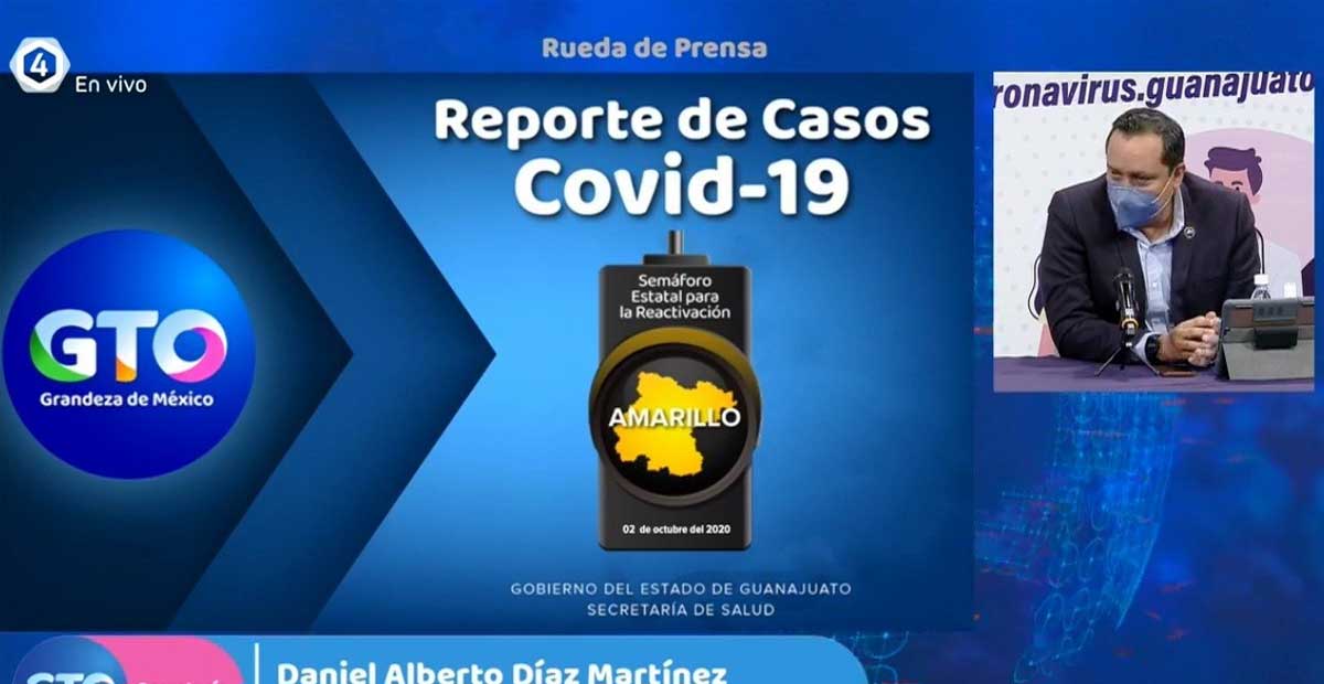 Guanajuato pasa a amarillo en semáforo de riesgo estatal