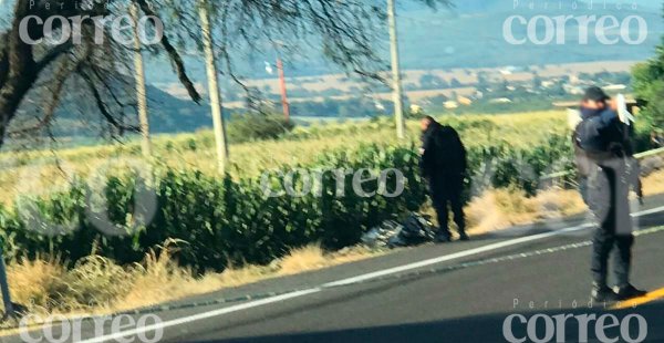 Desmembrado, localizan cuerpo en carretera Valle de Santiago a Yuriria