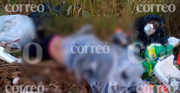 Metido hasta la mitad en una bolsa de plástico, encuentran cadáver en San José Iturbide