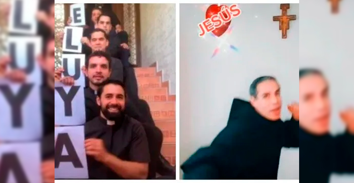 ¡Con ritmo! Sacerdotes bailan y rapean en TikTok