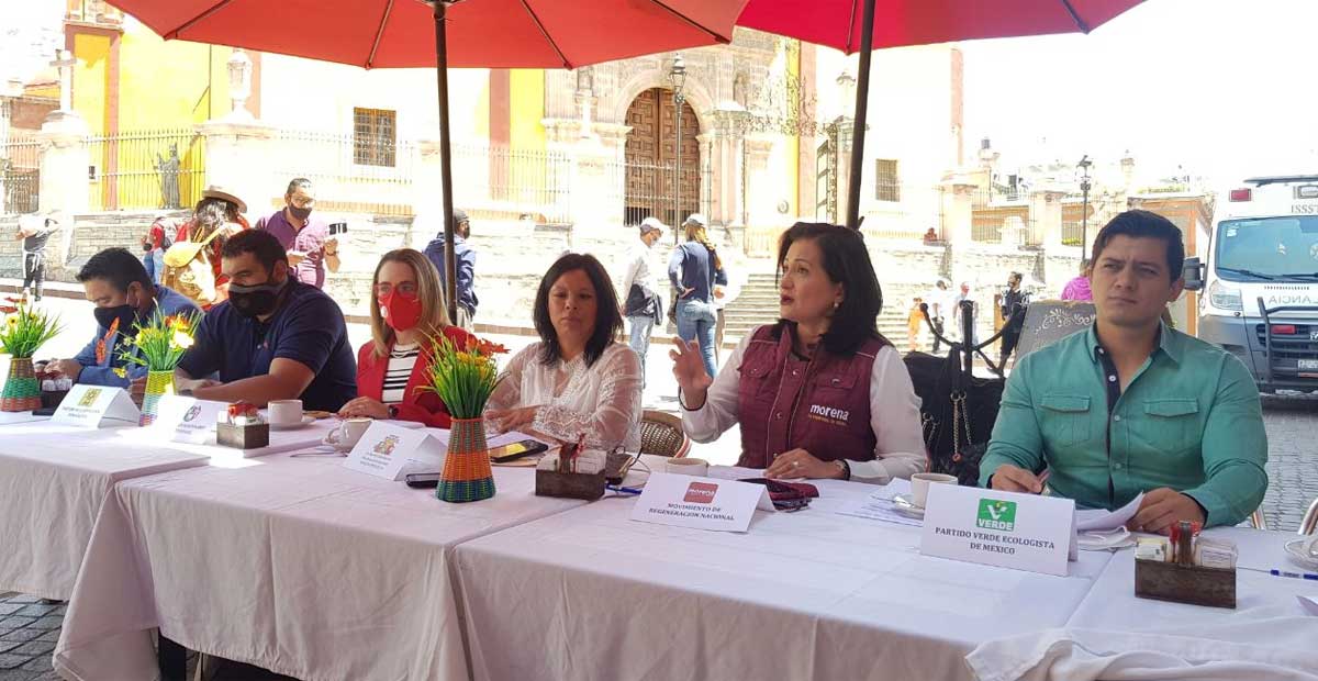 Líderes políticos se unen para planear acciones en favor de la capital