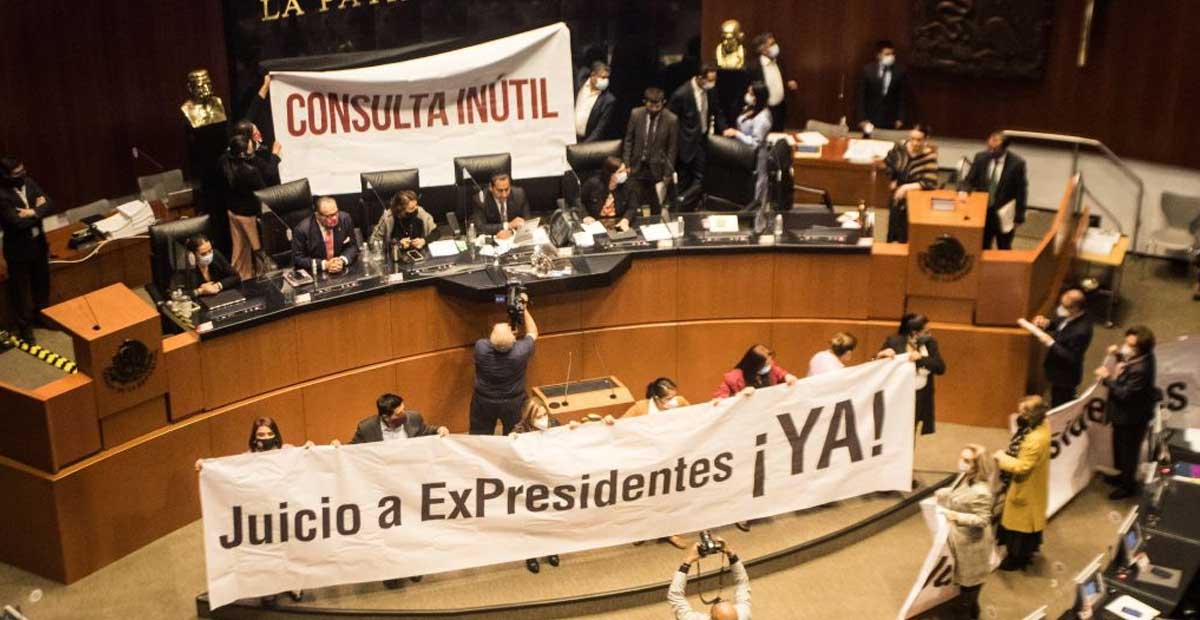 Senado avala consulta contra los expresidentes