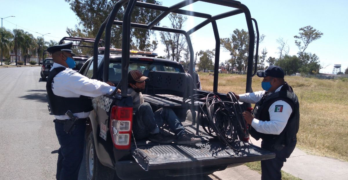 Detienen a hombre en la Colinas del Río por robar cable telefónico