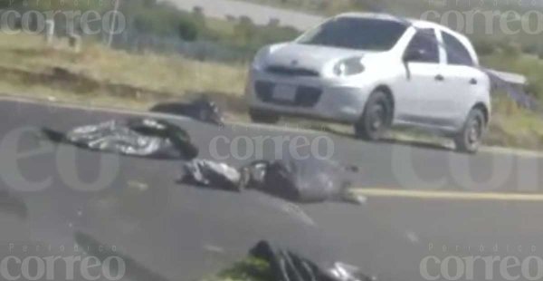 Encuentran restos de por lo menos tres personas en carretera Jerécuaro a Apaseo el Alto