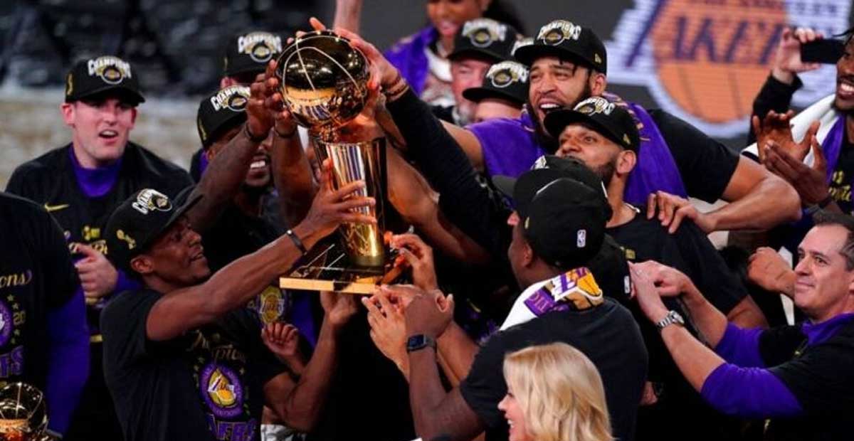 Se coronan los Lakers en la NBA después de 10 años