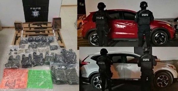 Detienen a 10 integrantes de un grupo criminal en Celaya con poderoso arsenal