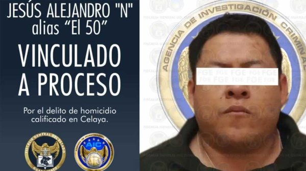 Detienen a “El 50” por privar la vida de un chofer de un taxi, en Celaya