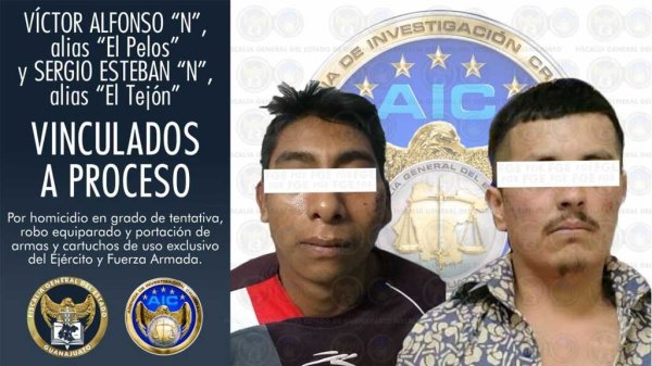 ‘El Pelos’ y ‘El Tejón’ son vinculados a proceso por agredir a elementos de las FSPE