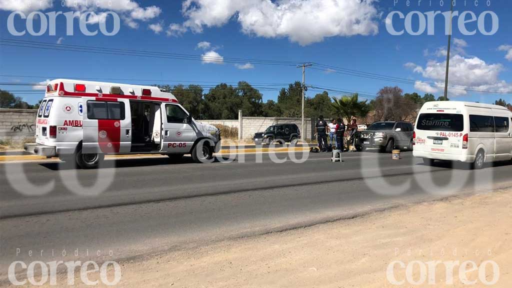 Accidente en la carretera Constitución deja a dos personas lesionadas