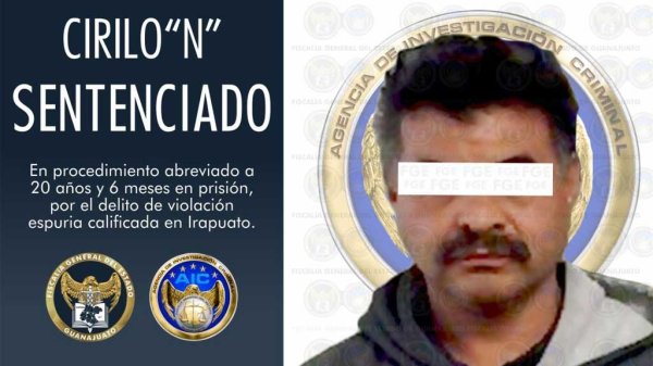 Sentencian a más de 20 años de prisión a hombre por agredir sexualmente a una menor