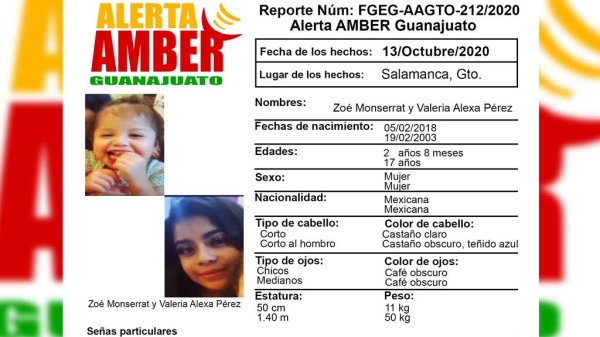 ¿Las has visto? Ayúdanos a encontrar a Zoé y Valeria