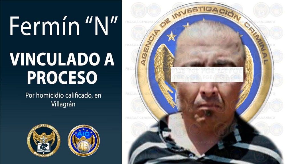 Vinculan a proceso a presunto homicida de Villagrán