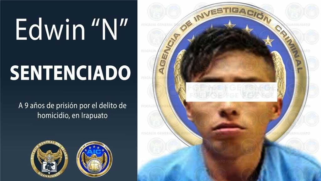 Sentencian a 9 años de presión a homicida de Irapuato