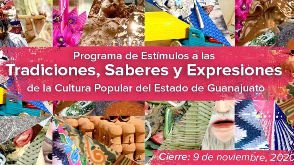 Amplían inscripciones al programa Estímulos a las Tradiciones, Saberes y Expresiones de la Cultura