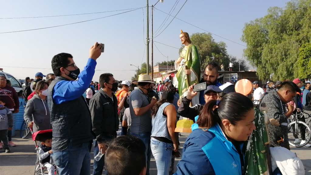 ¡Fe puede más que pandemia! Celebran a San Judas Tadeo en Celaya