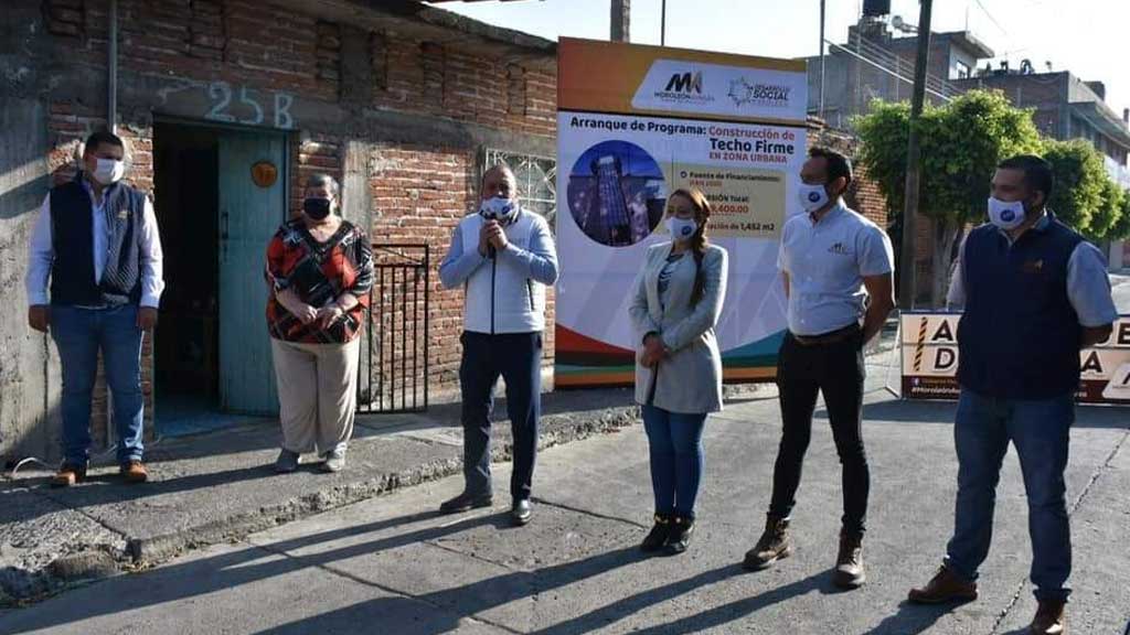 Ponen en marcha programa Techo Firme en Moroleón