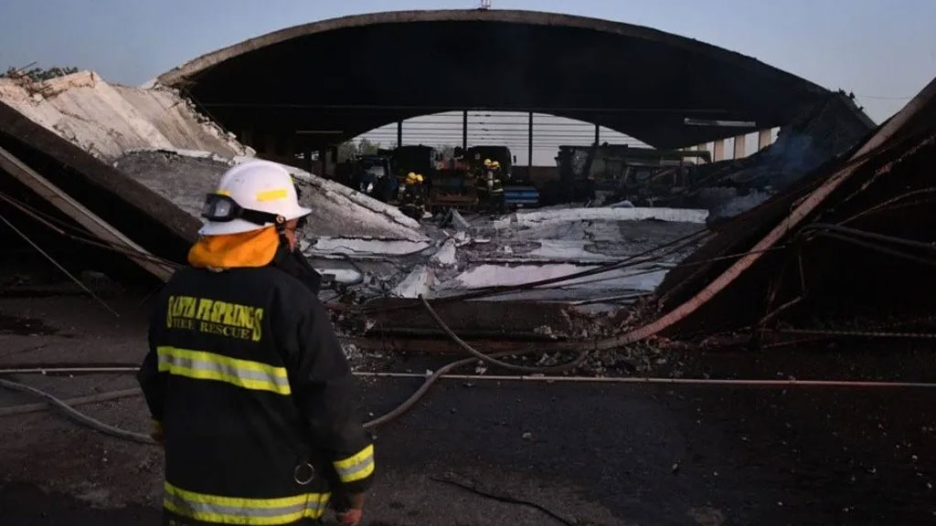 Se incendia aeródromo en Sinaloa