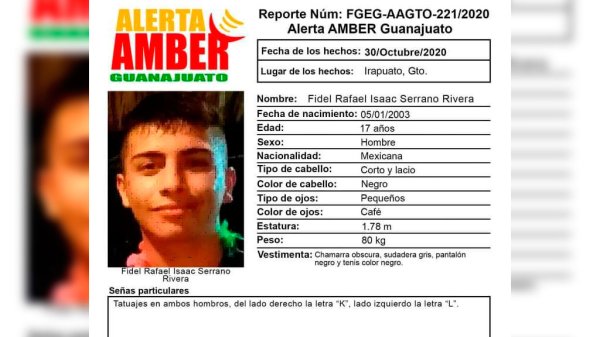 Piden ayuda para localizar a adolescente irapuatense