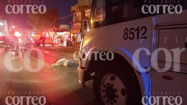 Capitalino muere arrollado por autobús en la carretera libre Guanajuato-Silao