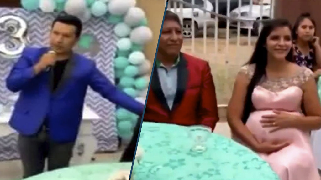 Exhibe la infidelidad de su mujer en baby shower