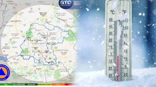 ¡Saquen las chamarras! frente frío generará ambiente frío a muy frío en Guanajuato