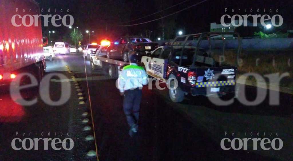 Aparatoso choque de patrulla deja dos policías lesionados