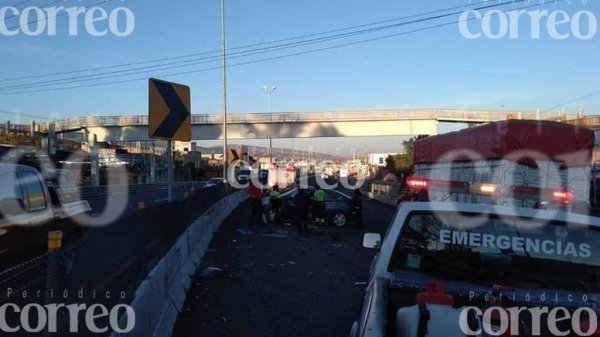 Choque en la Querétaro-Celaya deja a una persona lesionada