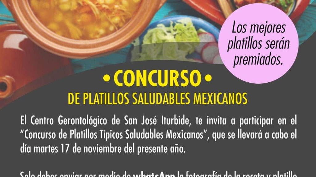 DIF invita a adultos mayores al primer concurso virtual ‘Platillos Saludables’