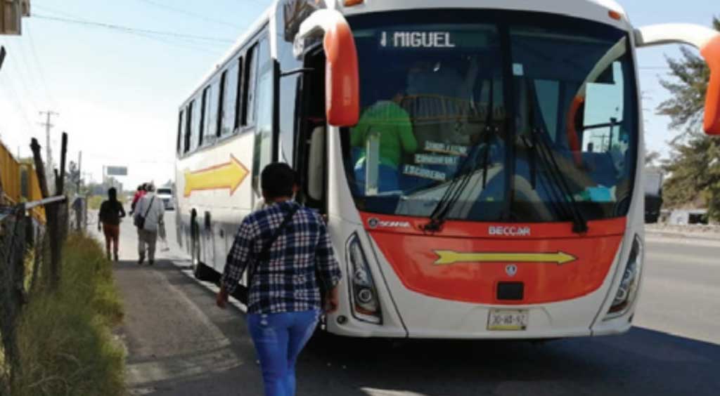 Temen que viaje virus en autobús