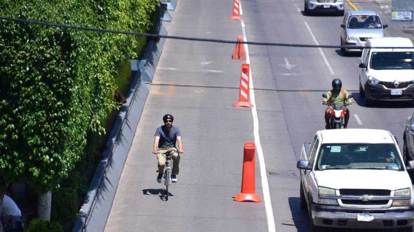 Ciclovía se retiró porque no contaba con las medidas de seguridad: Obra Pública