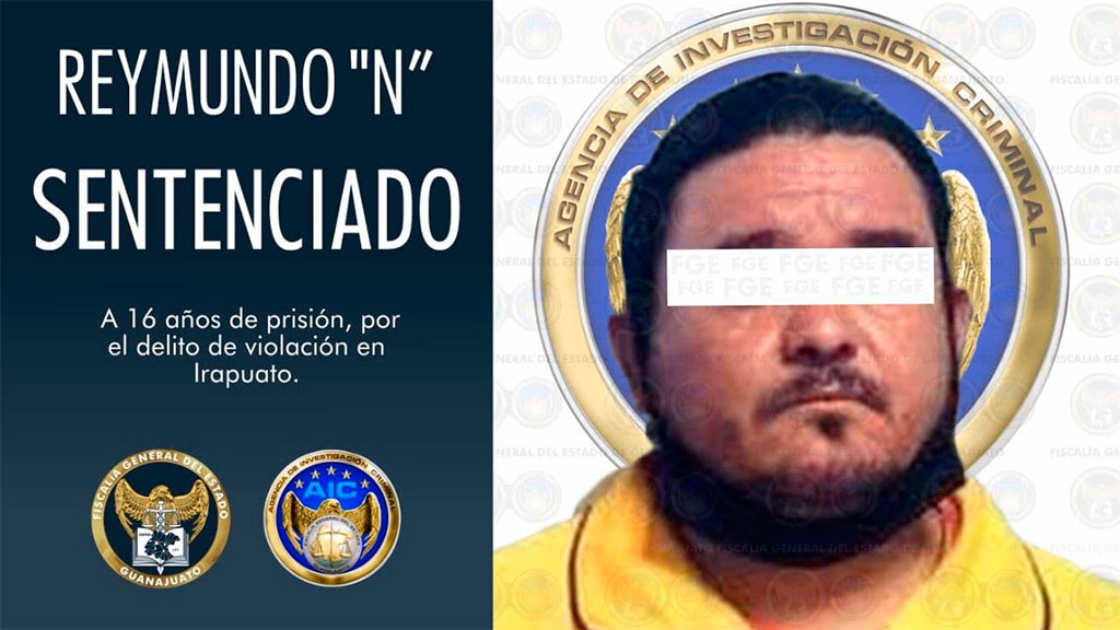 Condenan a violador de una menor a pasar 16 años en prisión