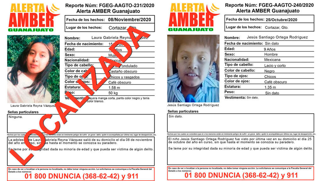 ¡Encuentran niña extraviada! pero reportan desaparición de niño también en Cortazar