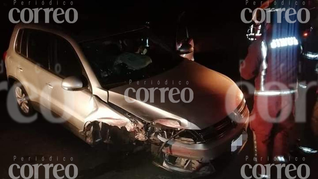 Choque en la Guanajuato-Silao deja fuertes daños materiales y una persona herida