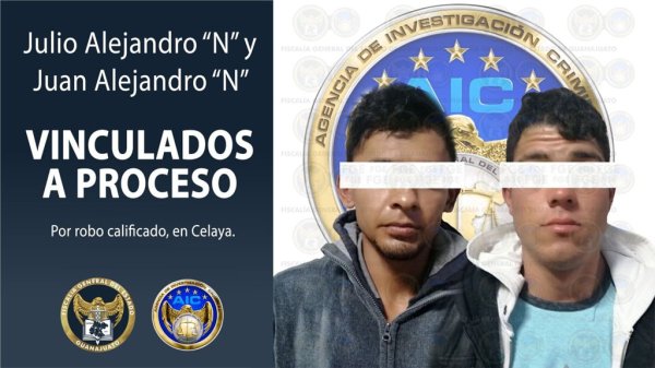 Aprehenden a ‘Los Primos’; serán vinculados a proceso por delito de robo calificado