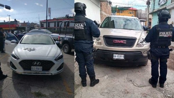 Recuperan vehículos robados en Celaya y detienen a dos personas