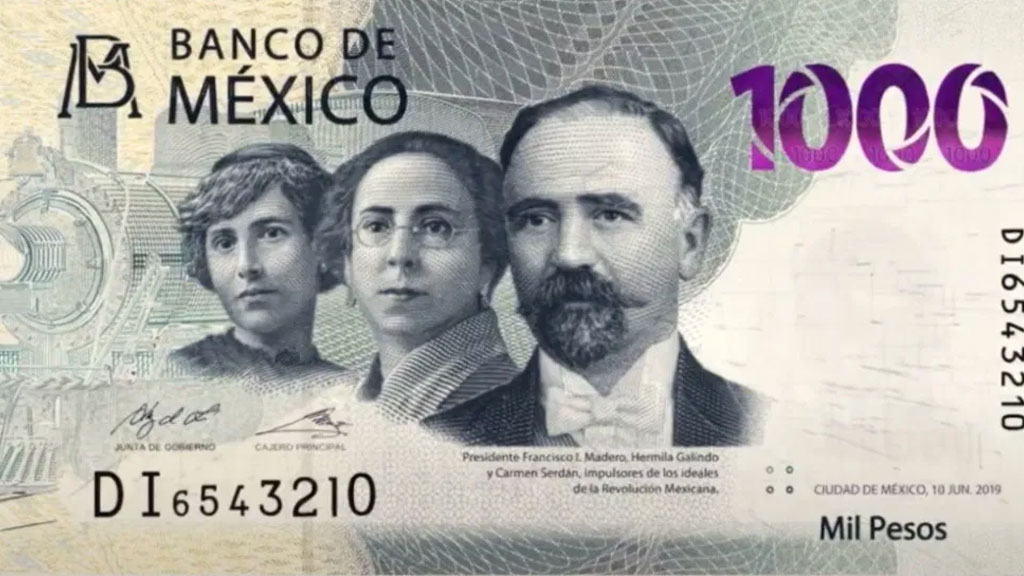 Así es el nuevo billete de mil pesos en México