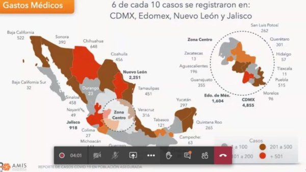 Incrementan seguros gastos por Covid